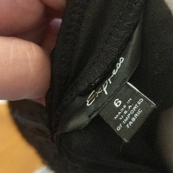 Vintage Express Black fringe dress - Picture 6 of 6